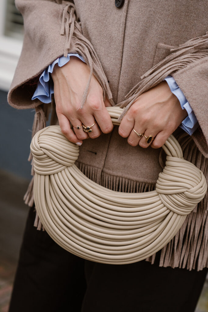 Bottega veneta double knot spaghetti bag