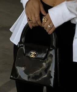 Chanel kelly vintage tas