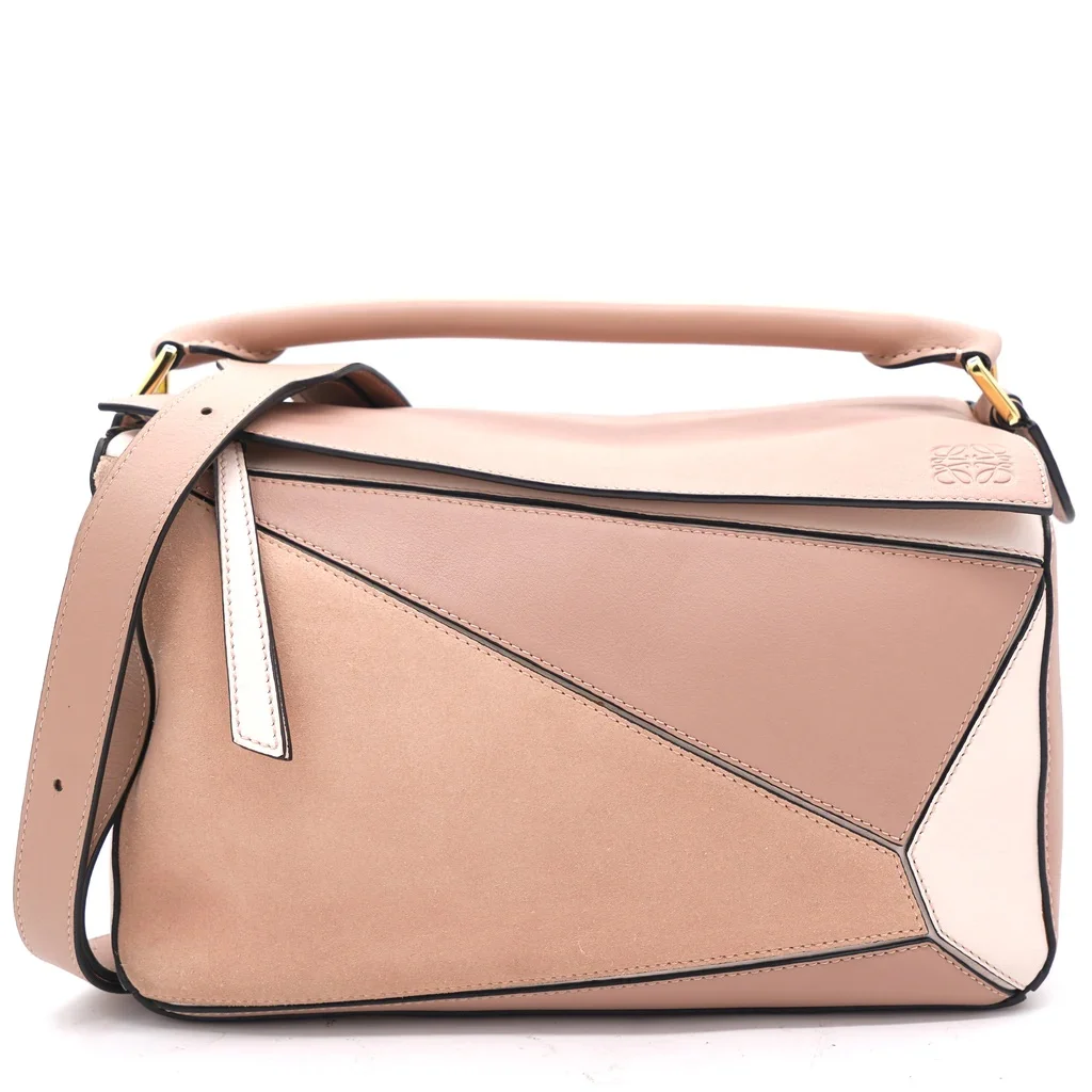 Loewe puzzle bag medium pink