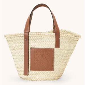 Loewe basket rieten strandtas