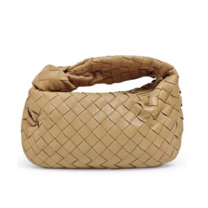 Bottega Veneta mini Jodie tas beige knot