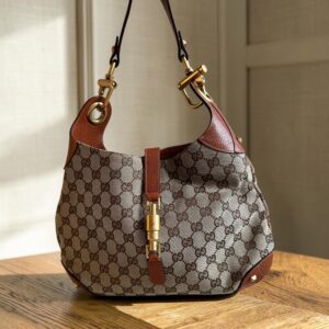 Gucci jackie vintage monogram hobo tas