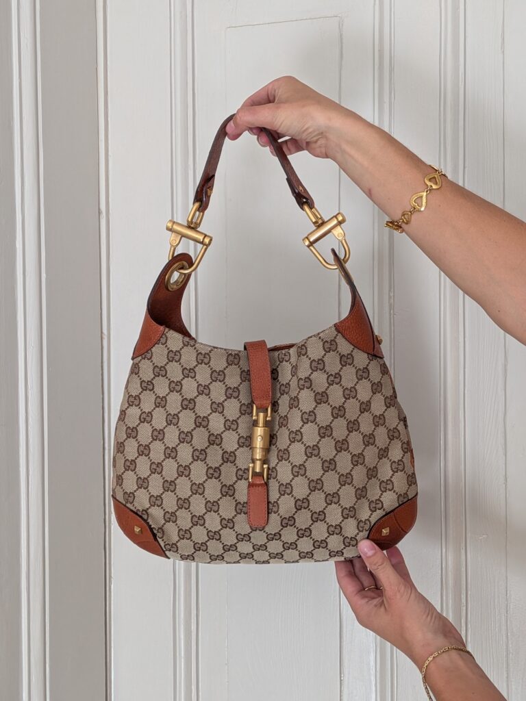 Gucci jackie vintage designertas monogram