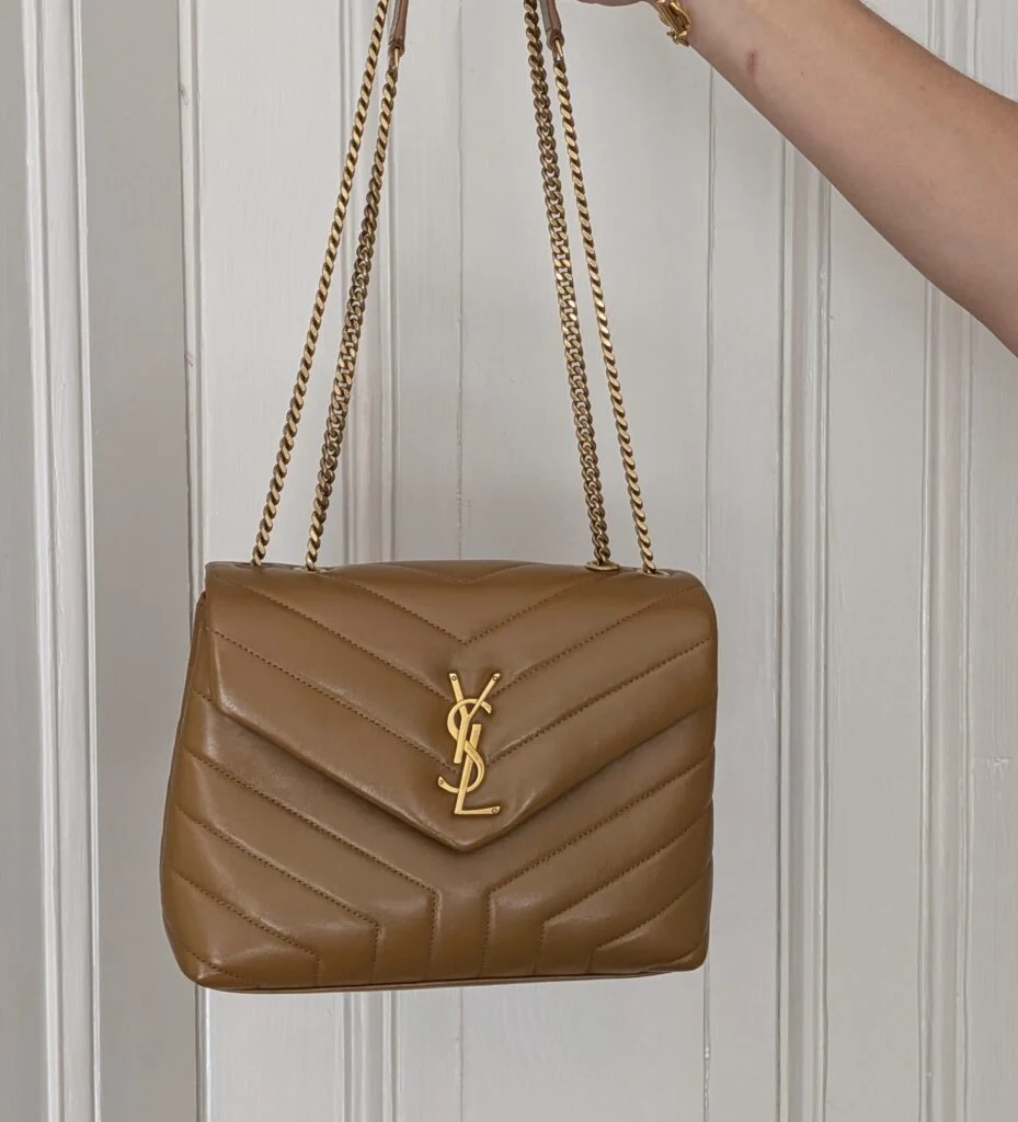 Saint laurent loulou tas small bruin crossbody